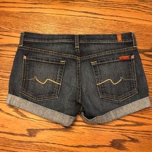 7 For All Mankind denim shorts